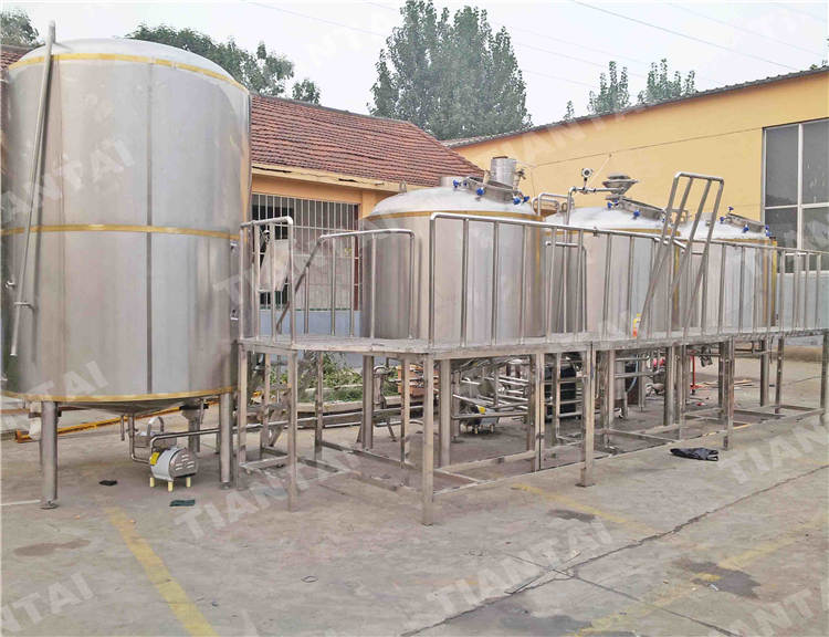 3500L three vessel brewhouse equipment
